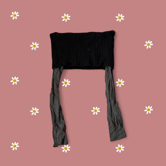 The Kript Women's Black and Gray Crop-Top - Picture 2 of 5